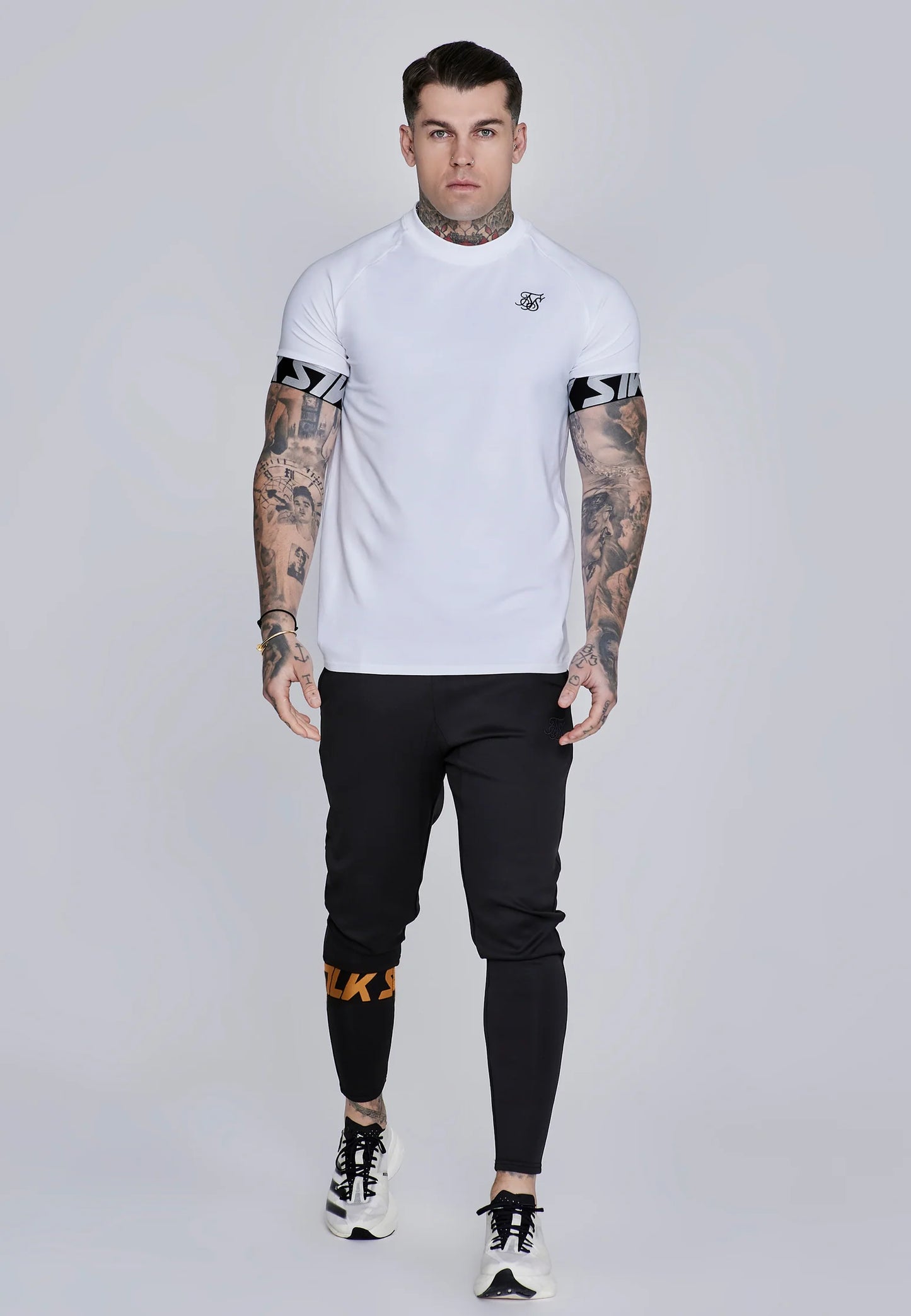 Calças Fato de Treino Pretas SikSilk SS26