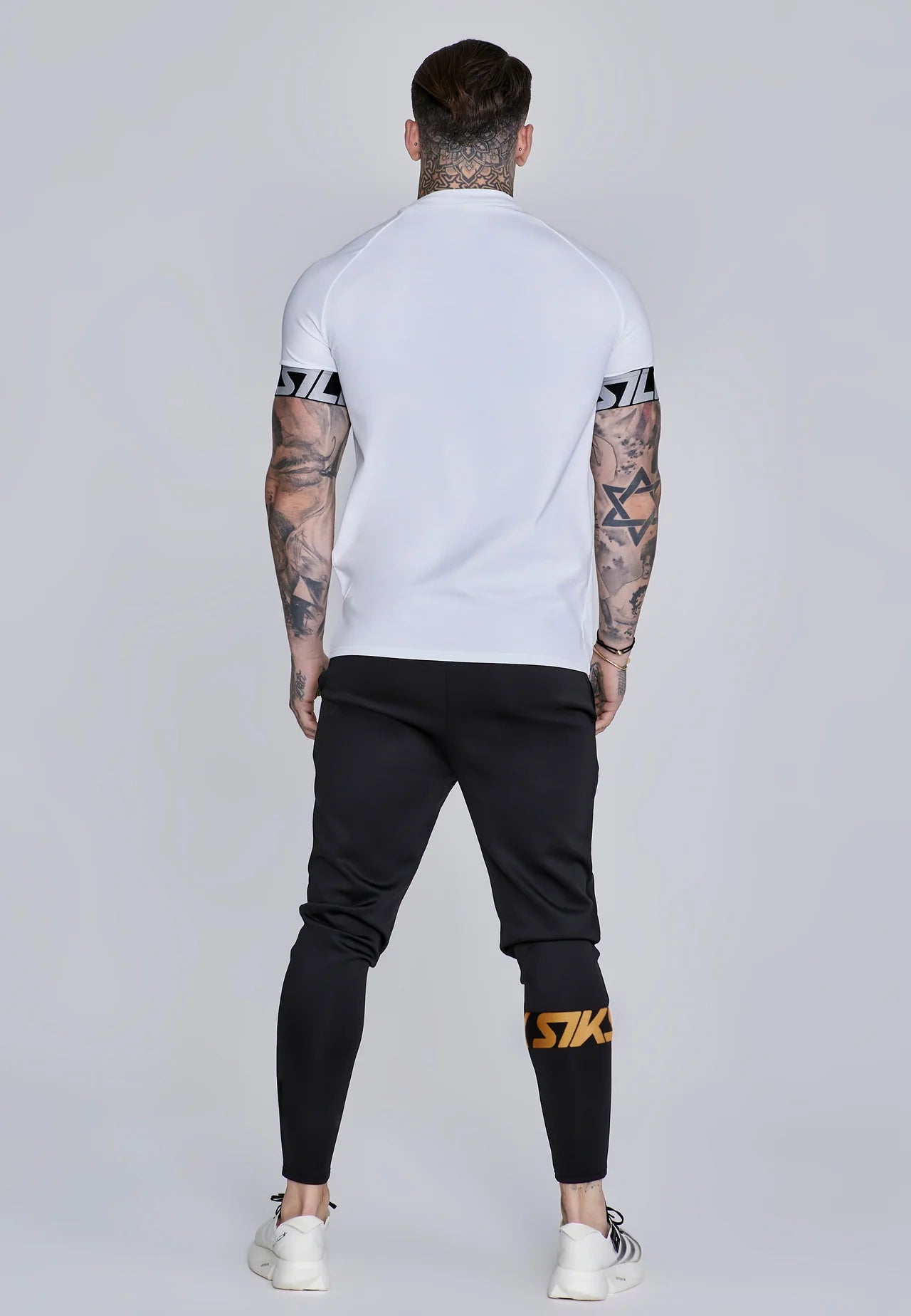 Calças Fato de Treino Pretas SikSilk SS26