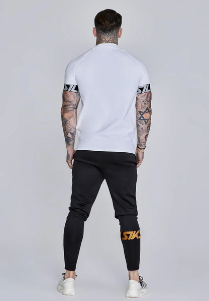 Calças Fato de Treino Pretas Muscle Fit SikSilk