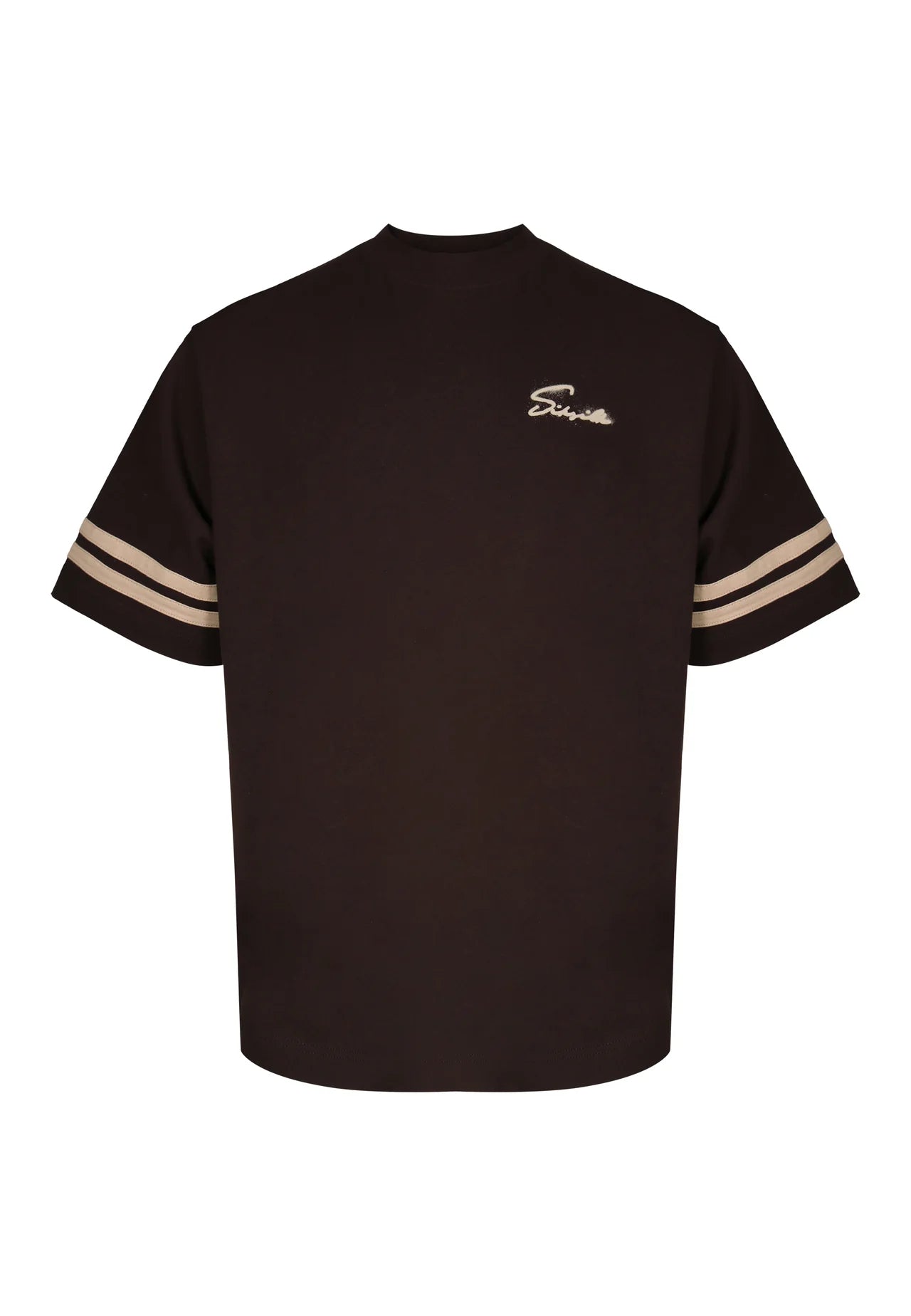 T-shirt Castanha SikSilk SS26