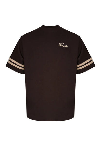 T-shirt Castanha Oversized SikSilk