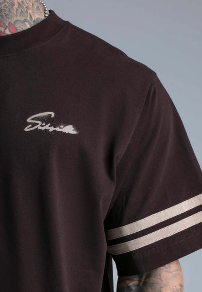 T-shirt Castanha Oversized SikSilk