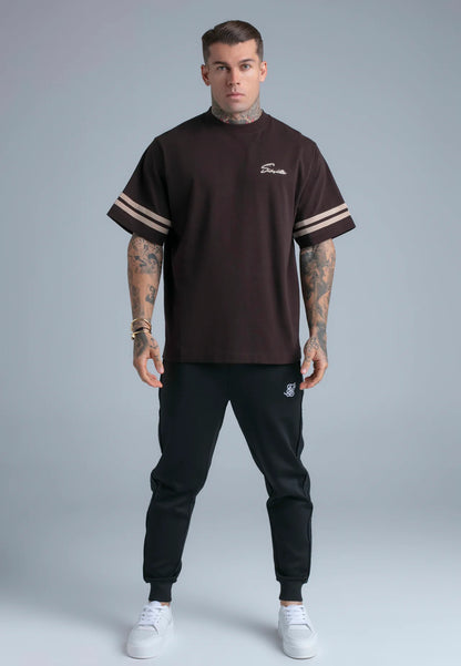 T-shirt Castanha Oversized SikSilk