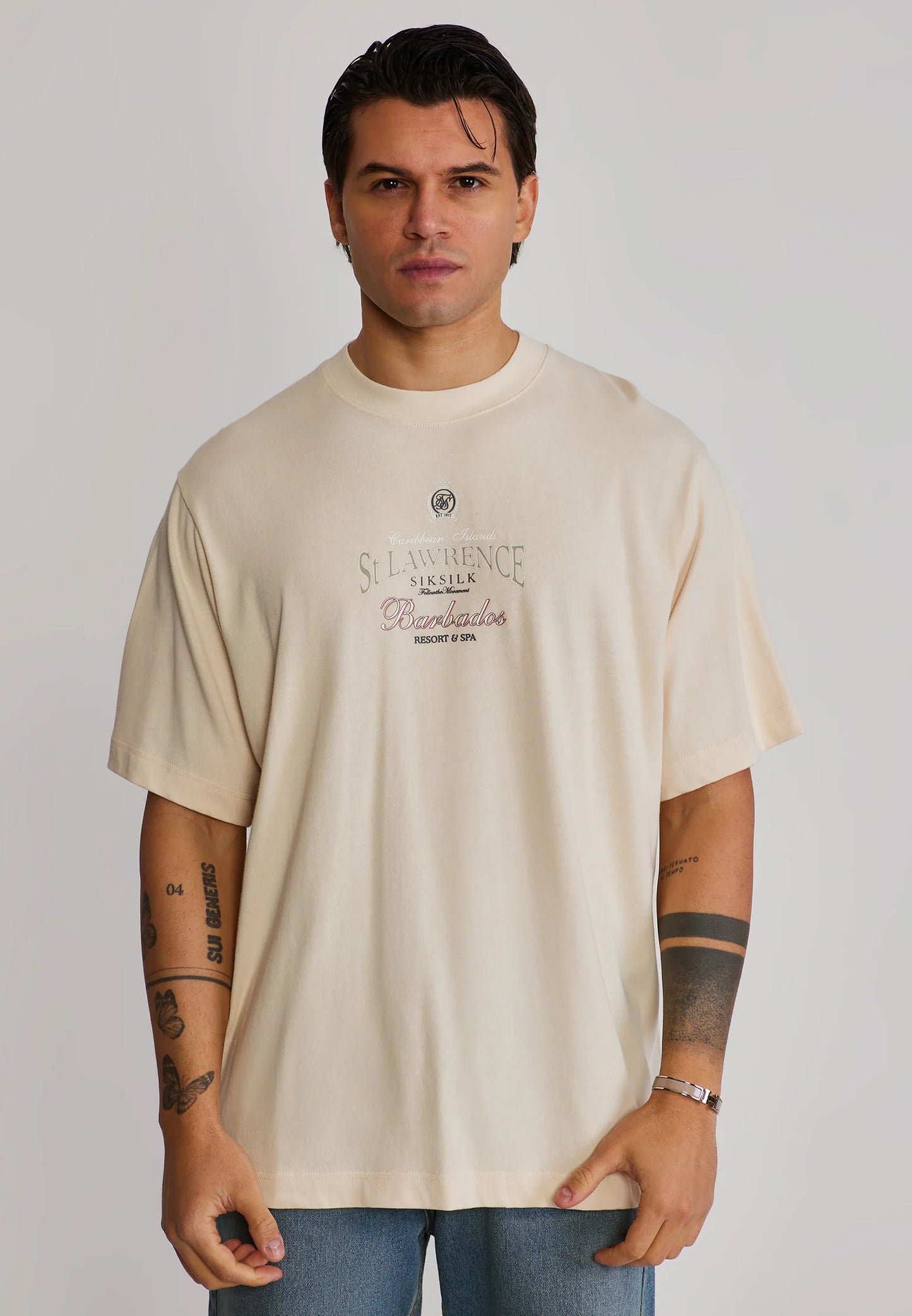 T-shirt Branca Estampada