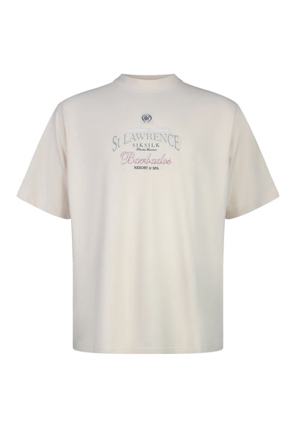 T-shirt Bege Estampada SikSilk