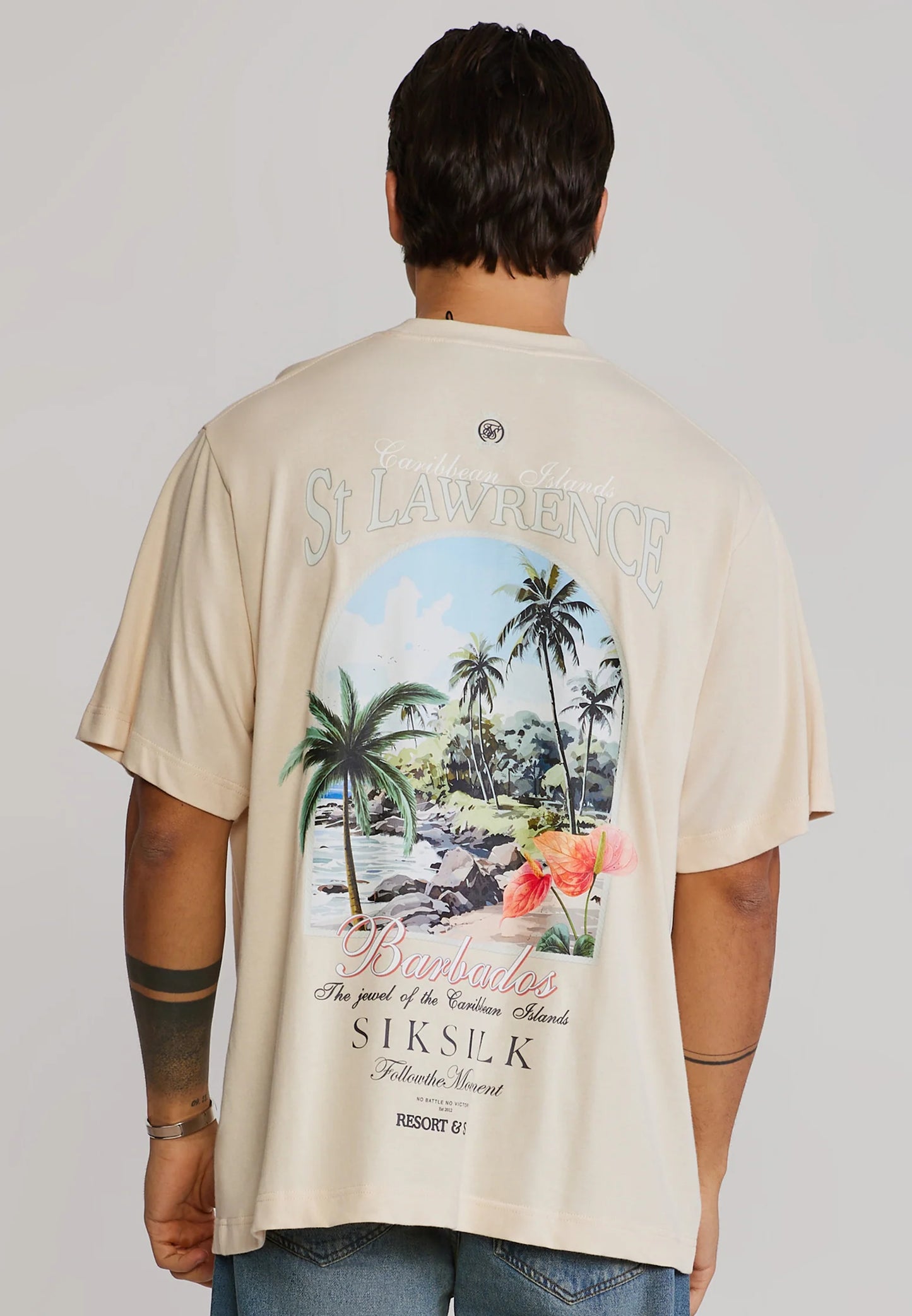 T-shirt Branca Estampada