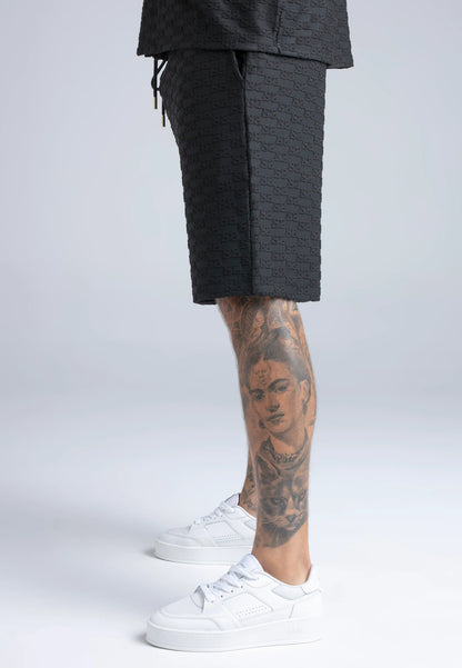 Conjunto Preto em Tecido Towelling SikSilk