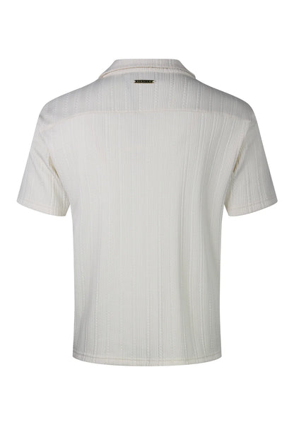 Camisa Branca em Tecido Texturado SikSilk