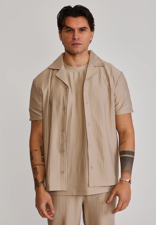 Camisa Bege SikSIlk SS26