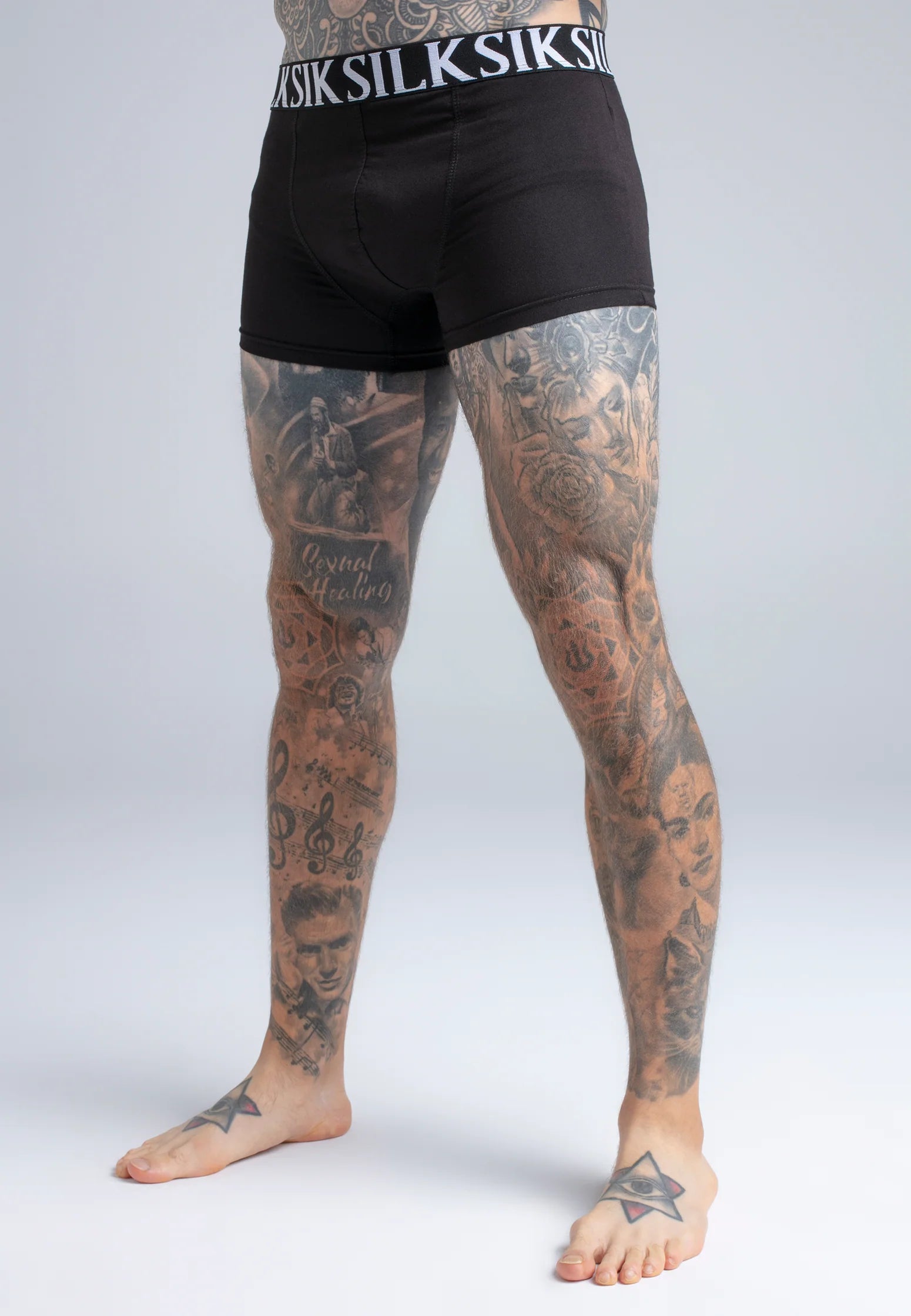 Pack 5 Boxers Pretos e Brancos SikSilk