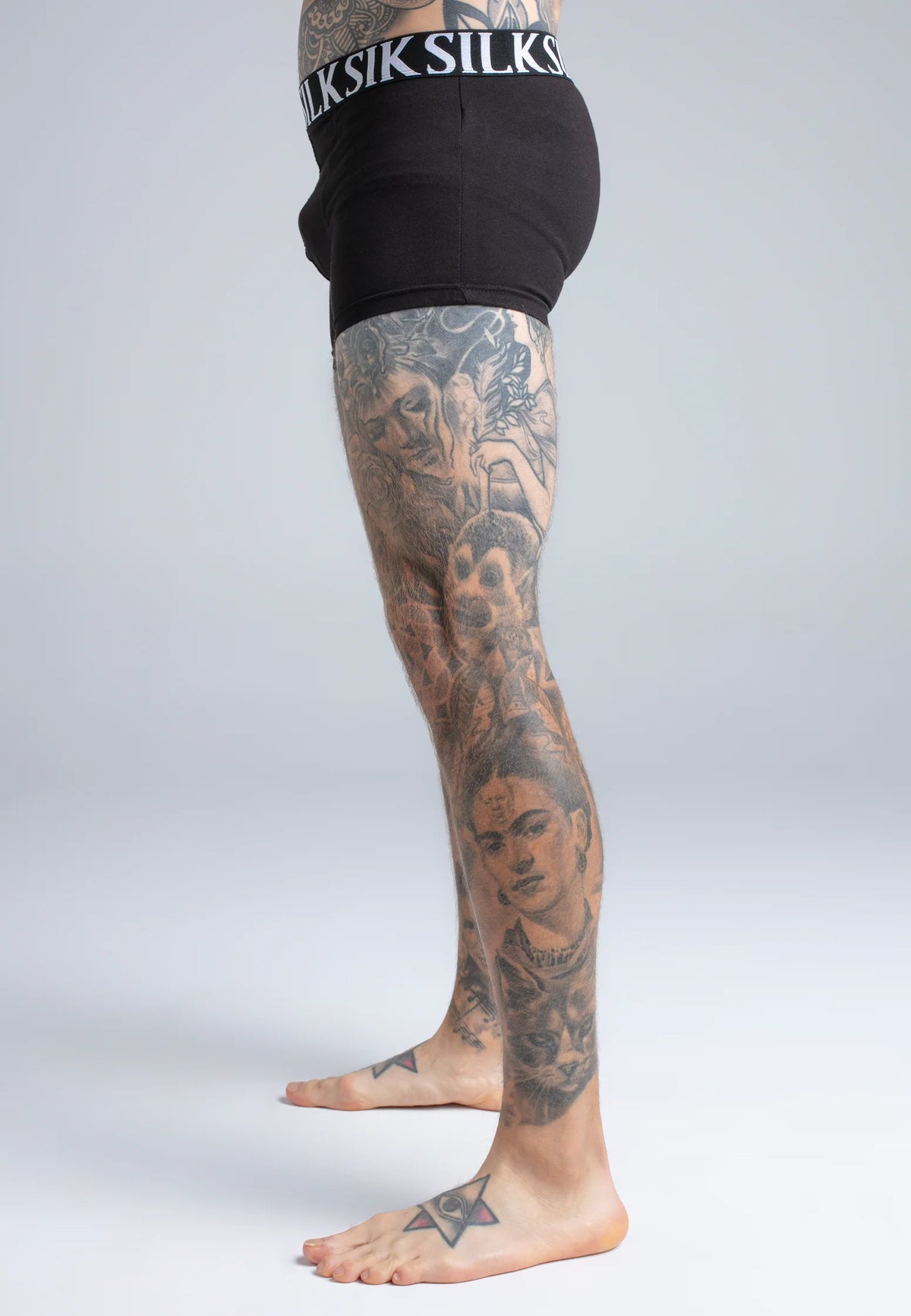 Pack 5 Boxers Pretos e Brancos SikSilk