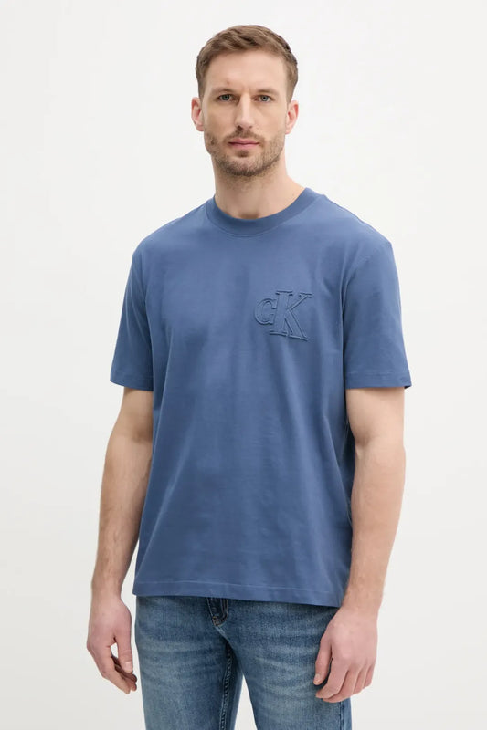 T-shirt Azul Calvin Klein SS25