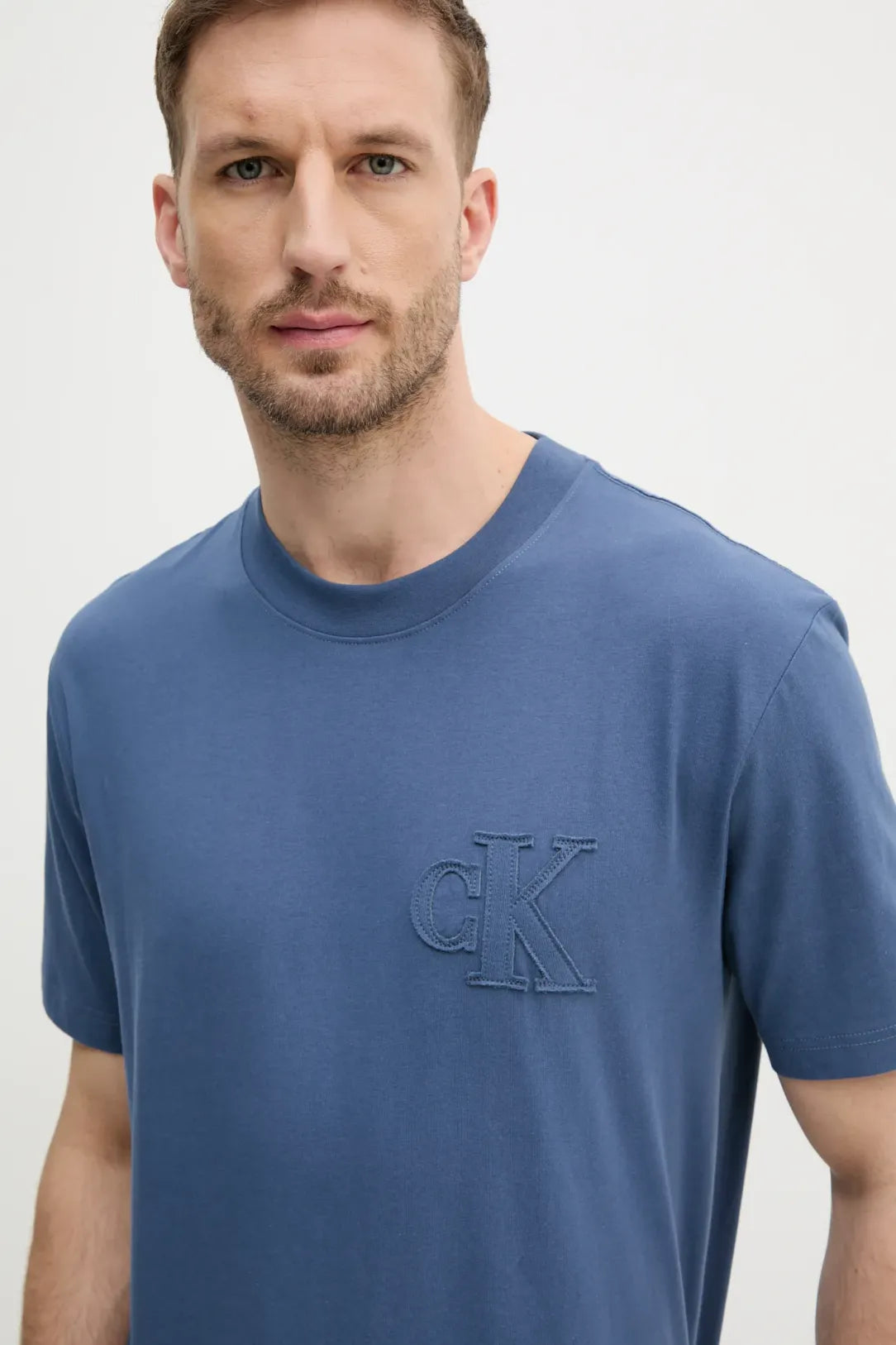 T-shirt Azul Calvin Klein SS25