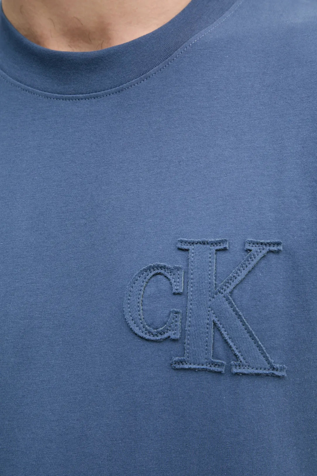 T-shirt Azul Calvin Klein SS25