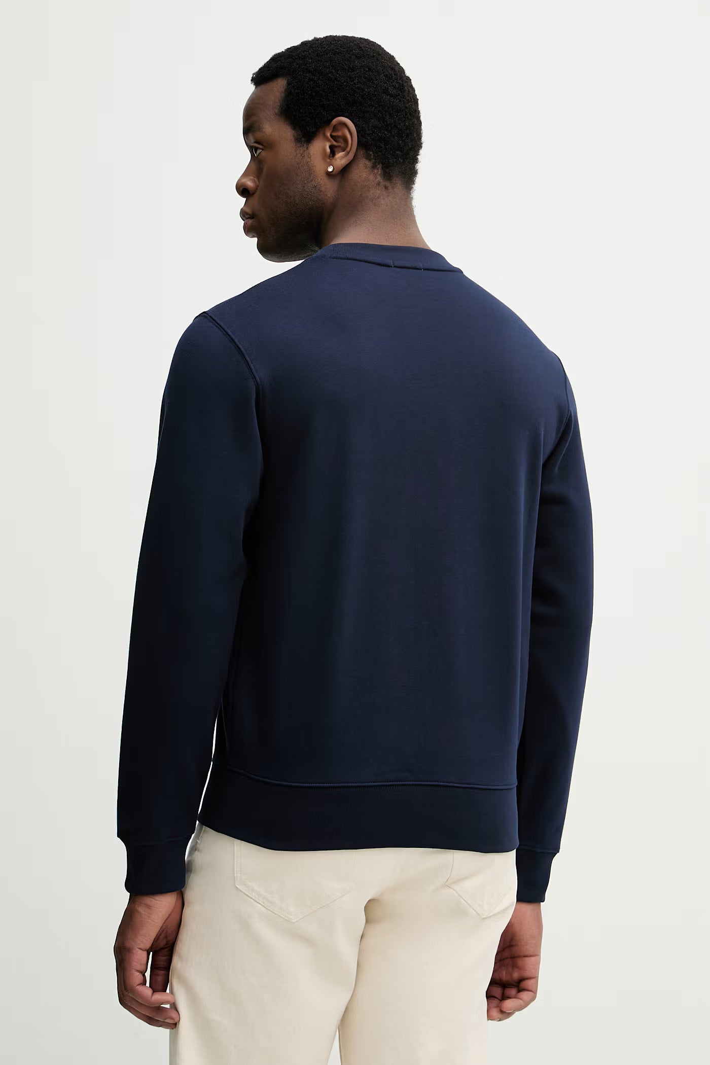 Camisola Azul Marinho Logo Embossed