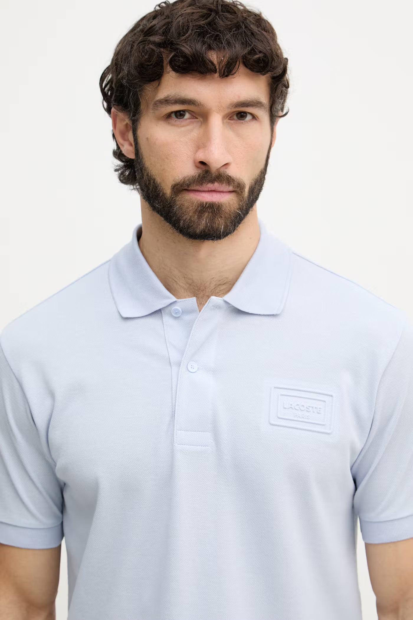 Polo Piquet Azul Claro