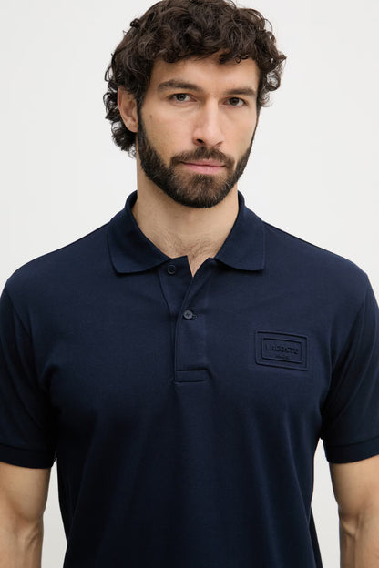 Polo Piquet Azul Marinho Lacoste