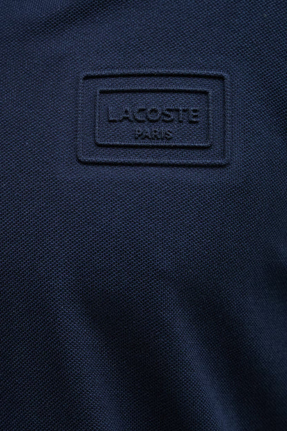 Polo Piquet Azul Marinho Lacoste