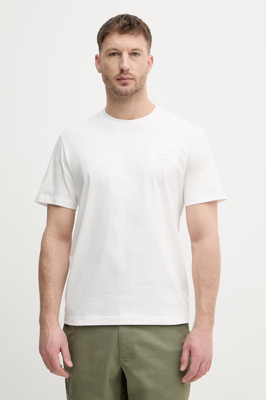 T-shirt Branca Embossed Logo