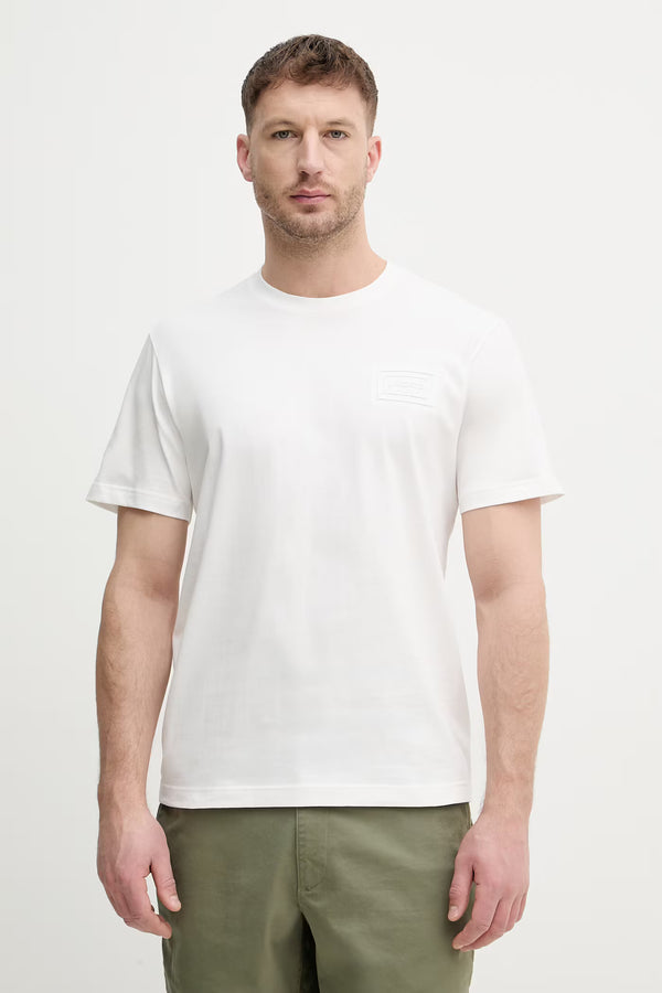 T-shirt Branca Embossed Logo
