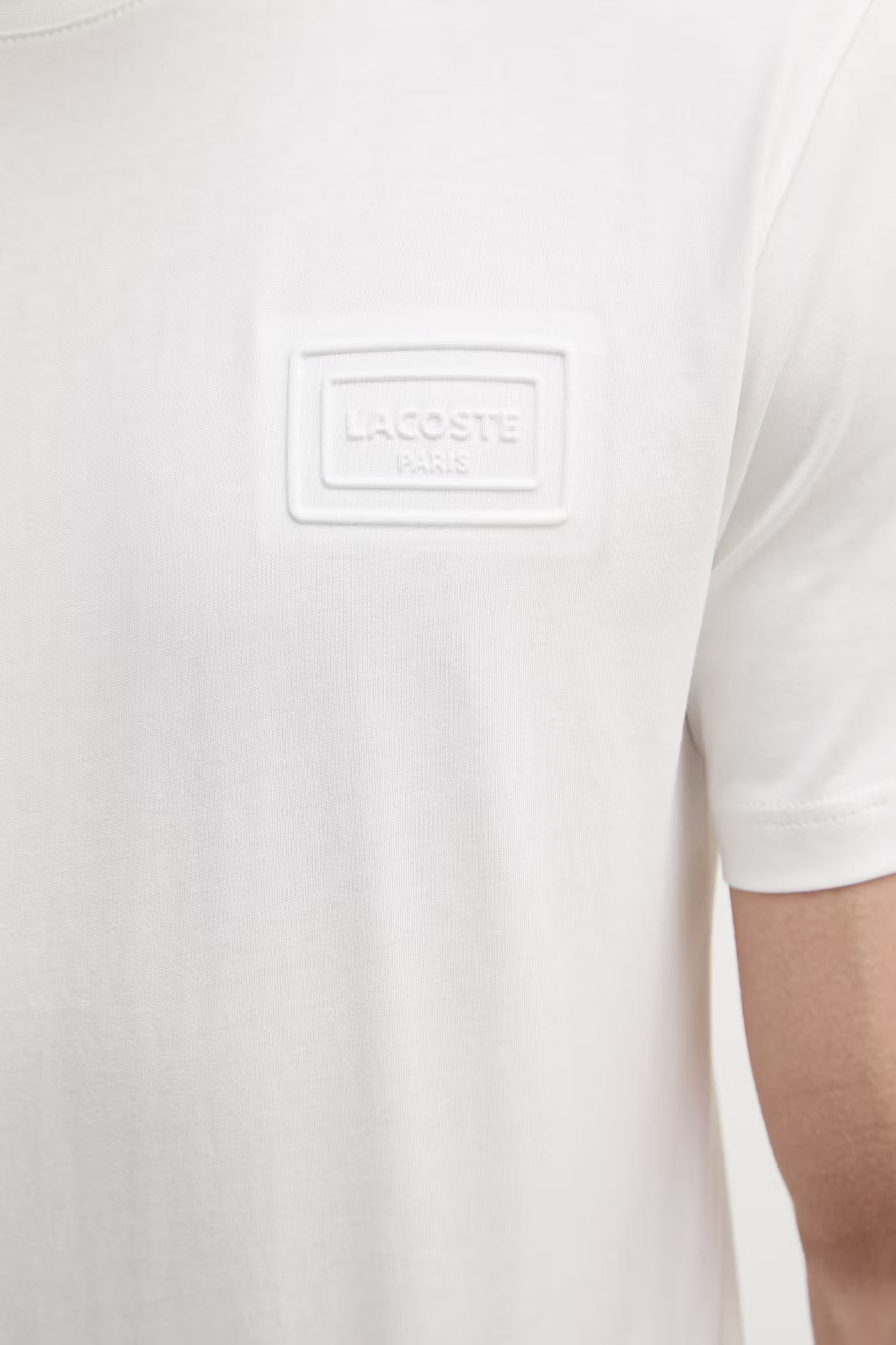 T-shirt Branca Embossed Logo