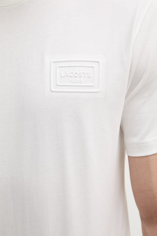T-shirt Branca Embossed Logo