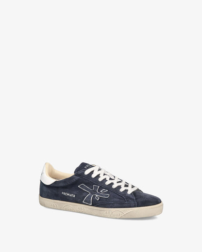 Sapatilhas Premiata Steven Azul SS26 Premiata