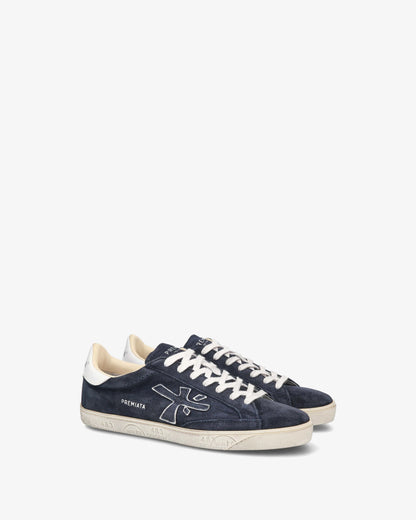 Sapatilhas Premiata Steven Azul SS26 Premiata