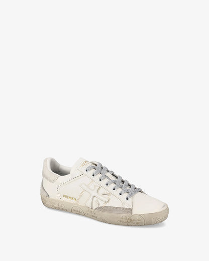 Sapatilhas Off White e Cinza Premiata W