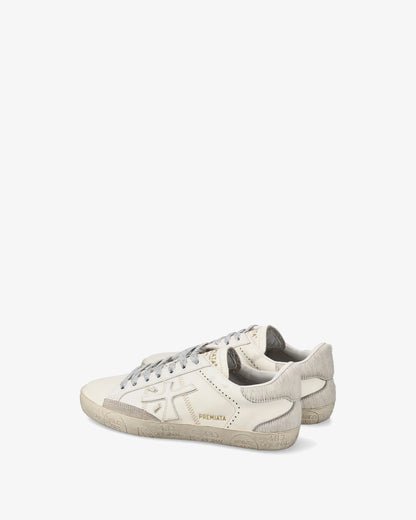 Sapatilhas Off White e Cinza Premiata W
