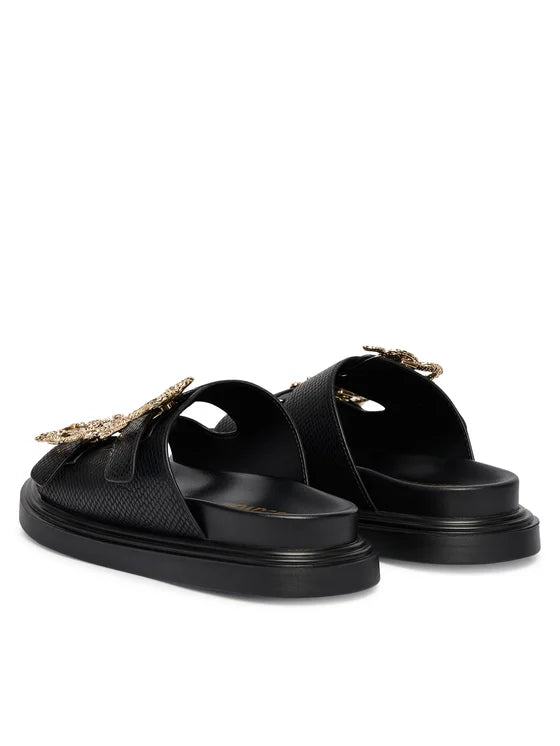 Sándalia Preta Just Cavalli SS26