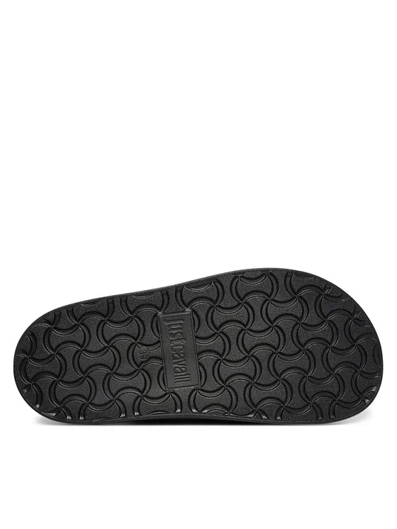 Sándalia Preta Just Cavalli SS26