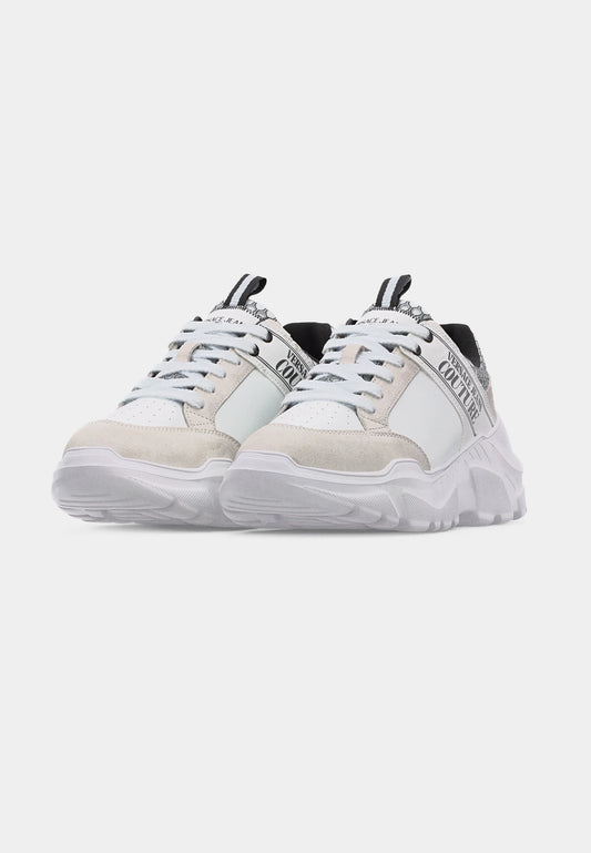 Sapatilhas Brancas e Beges Versace Jeans Couture SS26