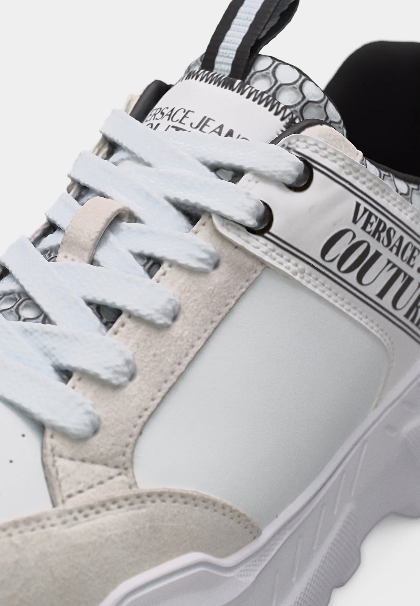 Sapatilhas Brancas e Beges Versace Jeans Couture SS26