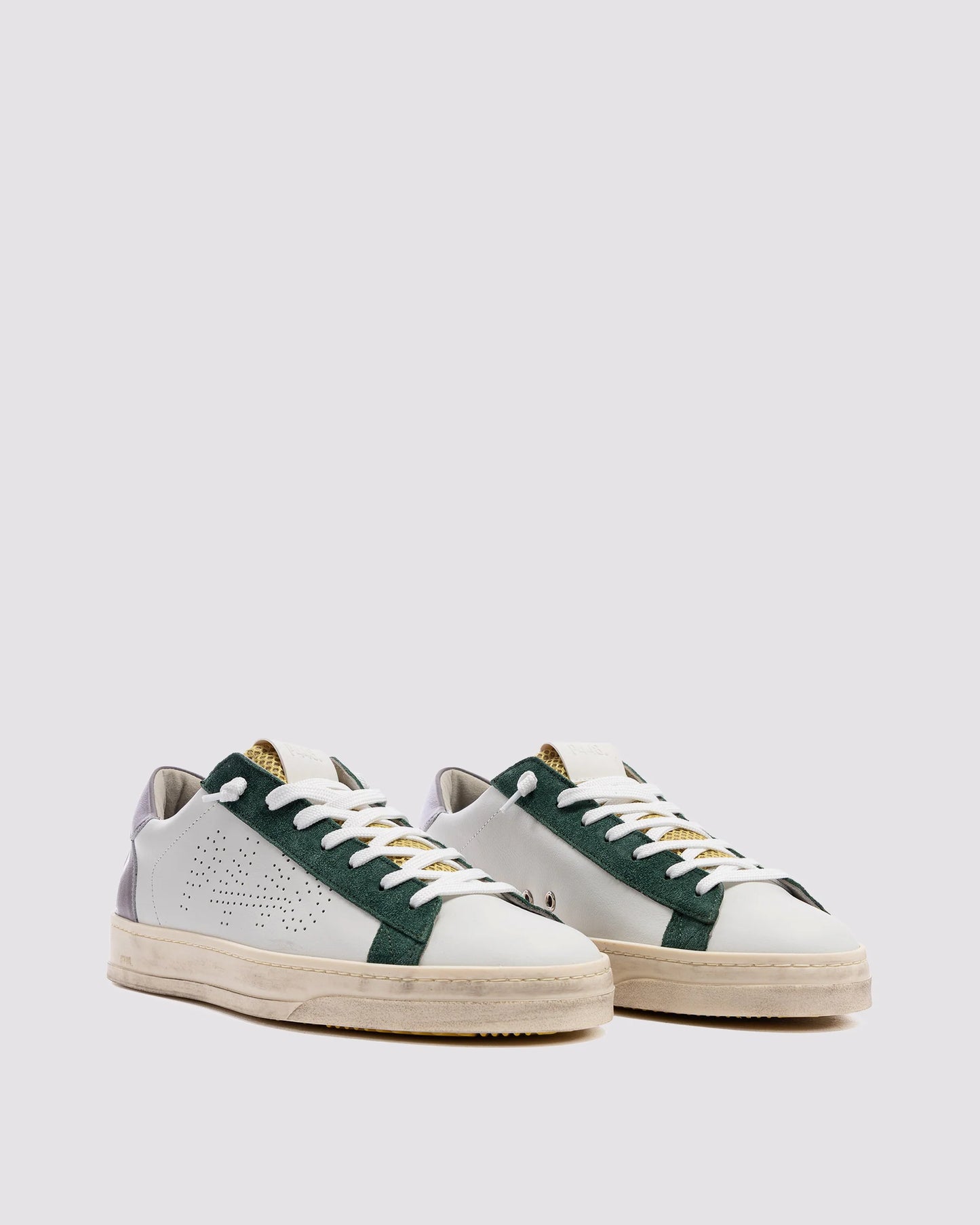 Sapatilhas Brancas e Verdes P448 SS26