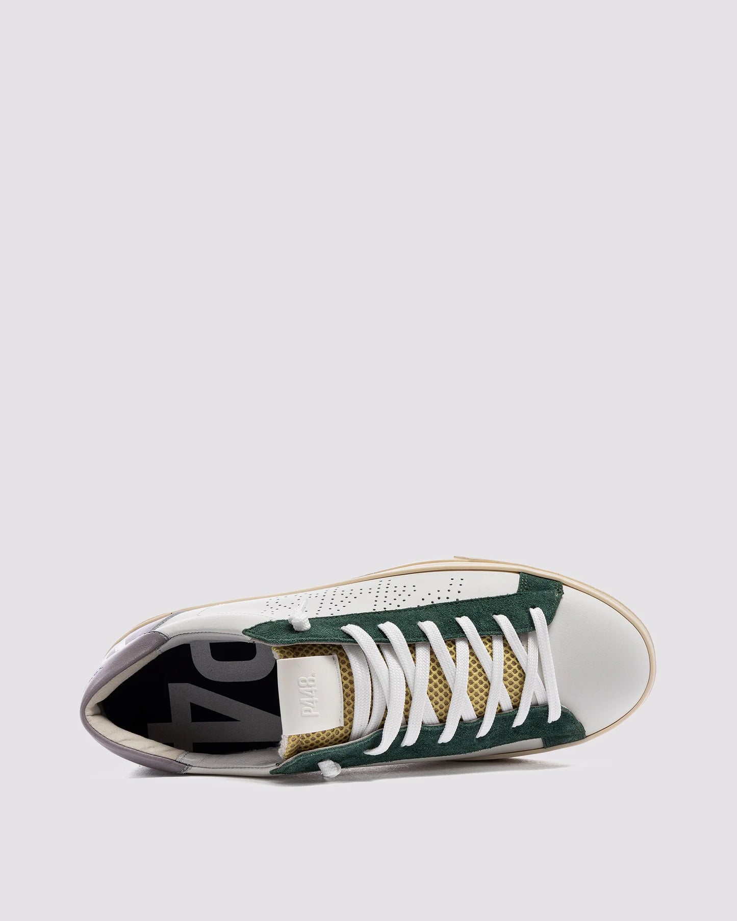 Sapatilhas Brancas e Verdes P448 SS26