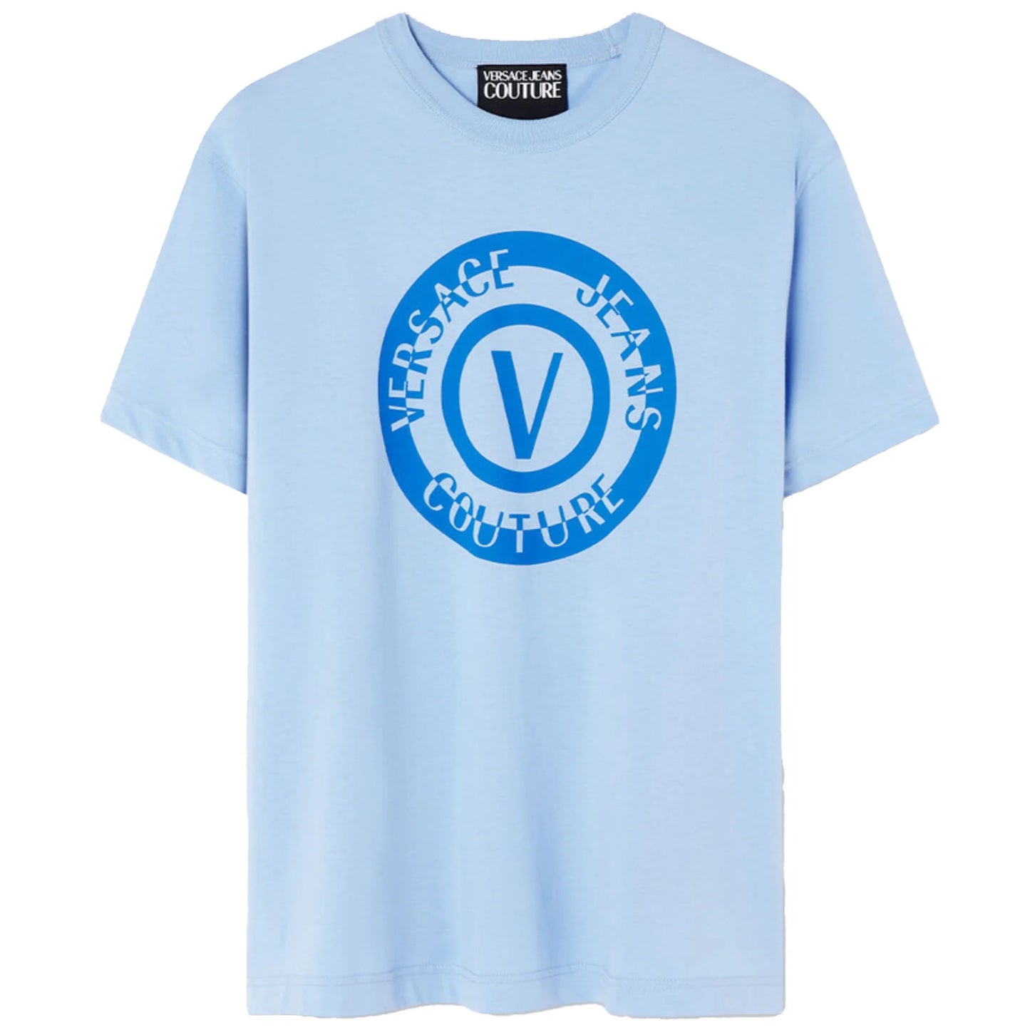 T-shirt Versace Jeans Couture Azul 76GAHT06 SS24