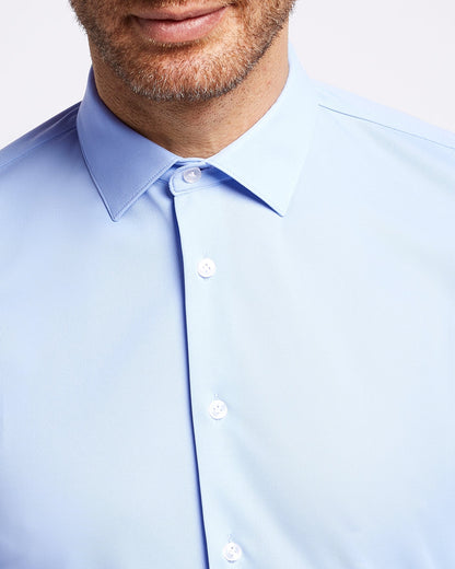 Camisa Azul Tecido Técnico Gianni Lupo