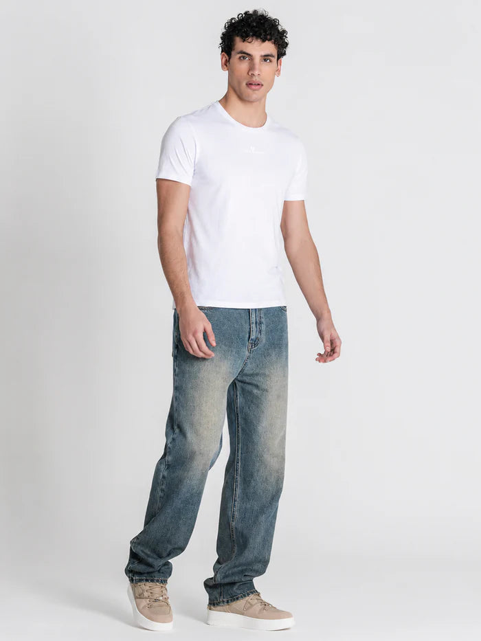 T-shirt Branca Slim Fit