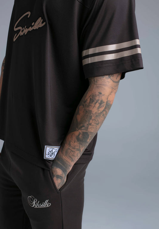 T-shirt Castanha SikSilk SS26
