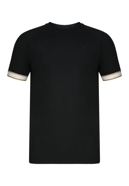 T-shirt Preta Tecido elástico SikSilk