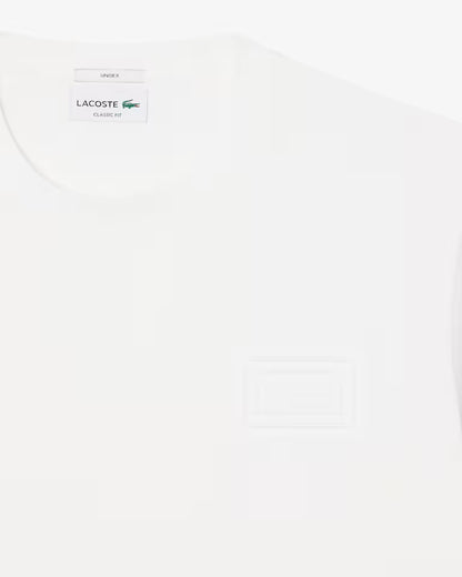 T-shirt Branca Embossed Logo Lacoste