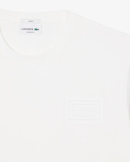 T-shirt Branca Embossed Logo Lacoste