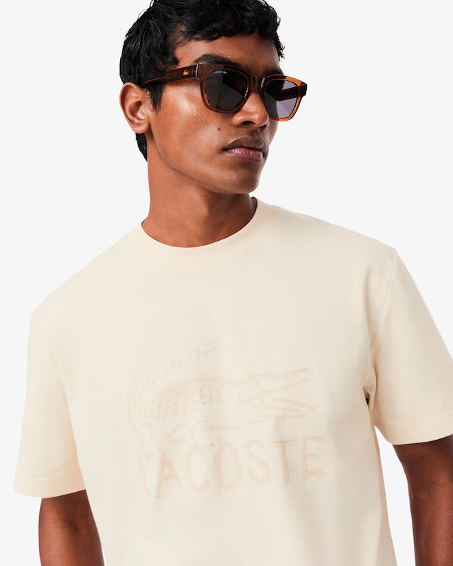T-shirt Bege Lacoste SS26