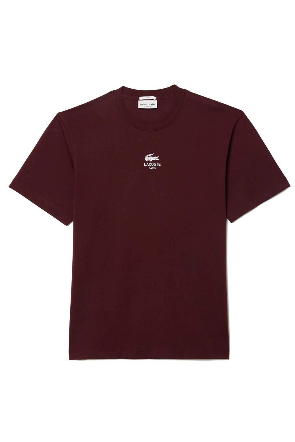 T-shirt Lacoste Bordô TH2739 FW24