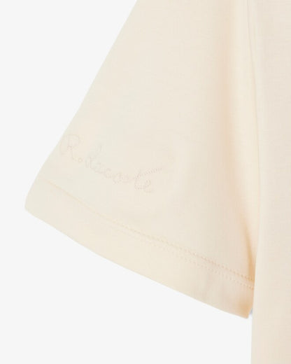 T-shirt Básica Bege Lacoste