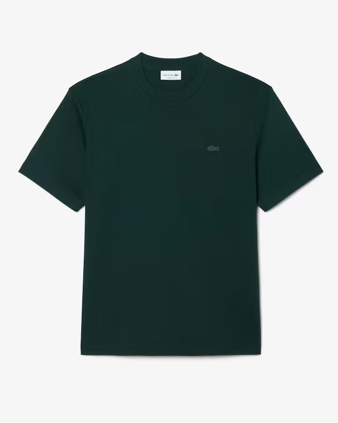 T-shirt de Algodão Bordada Lacoste Verde Lacoste