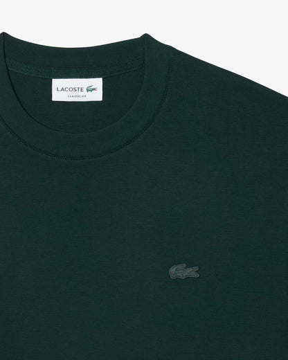 T-shirt de Algodão Bordada Lacoste Verde Lacoste