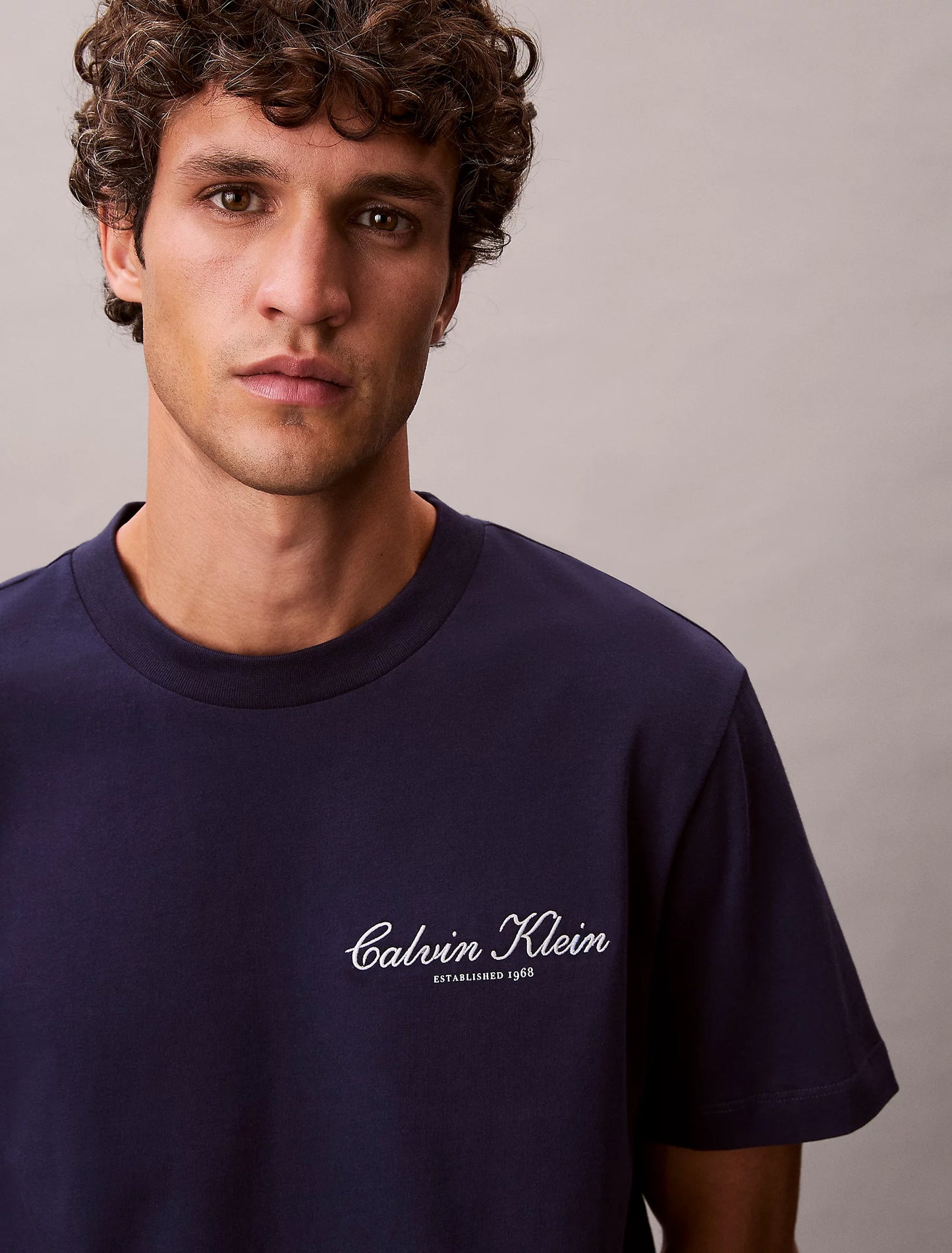 T-shirt Azul Calvin Klein SS26