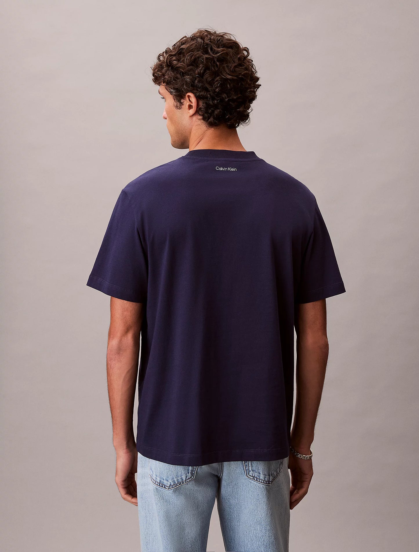 T-shirt Azul Calvin Klein SS26